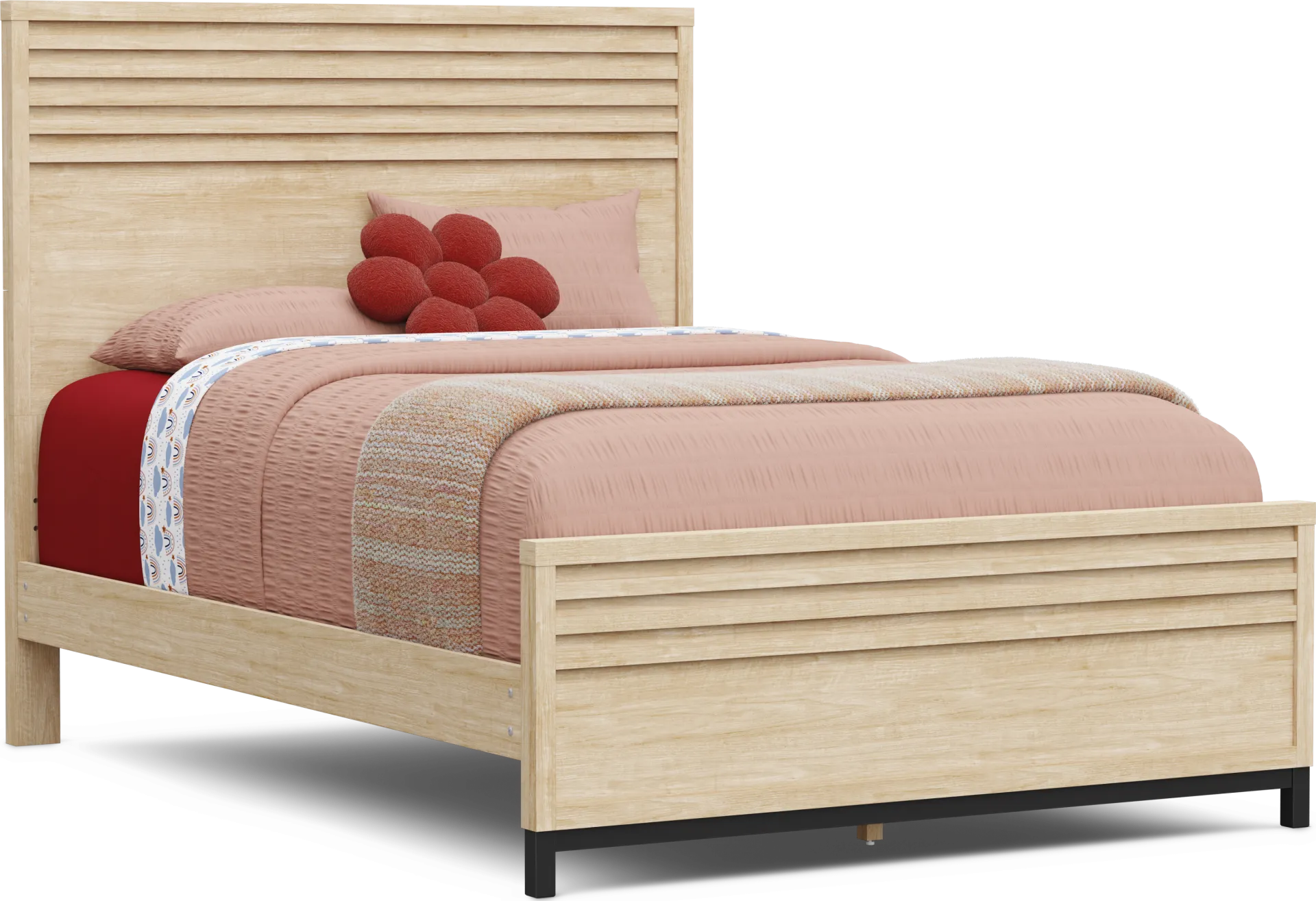 Kids Northridge Drive Oatmeal Full Panel Bed - Image 1