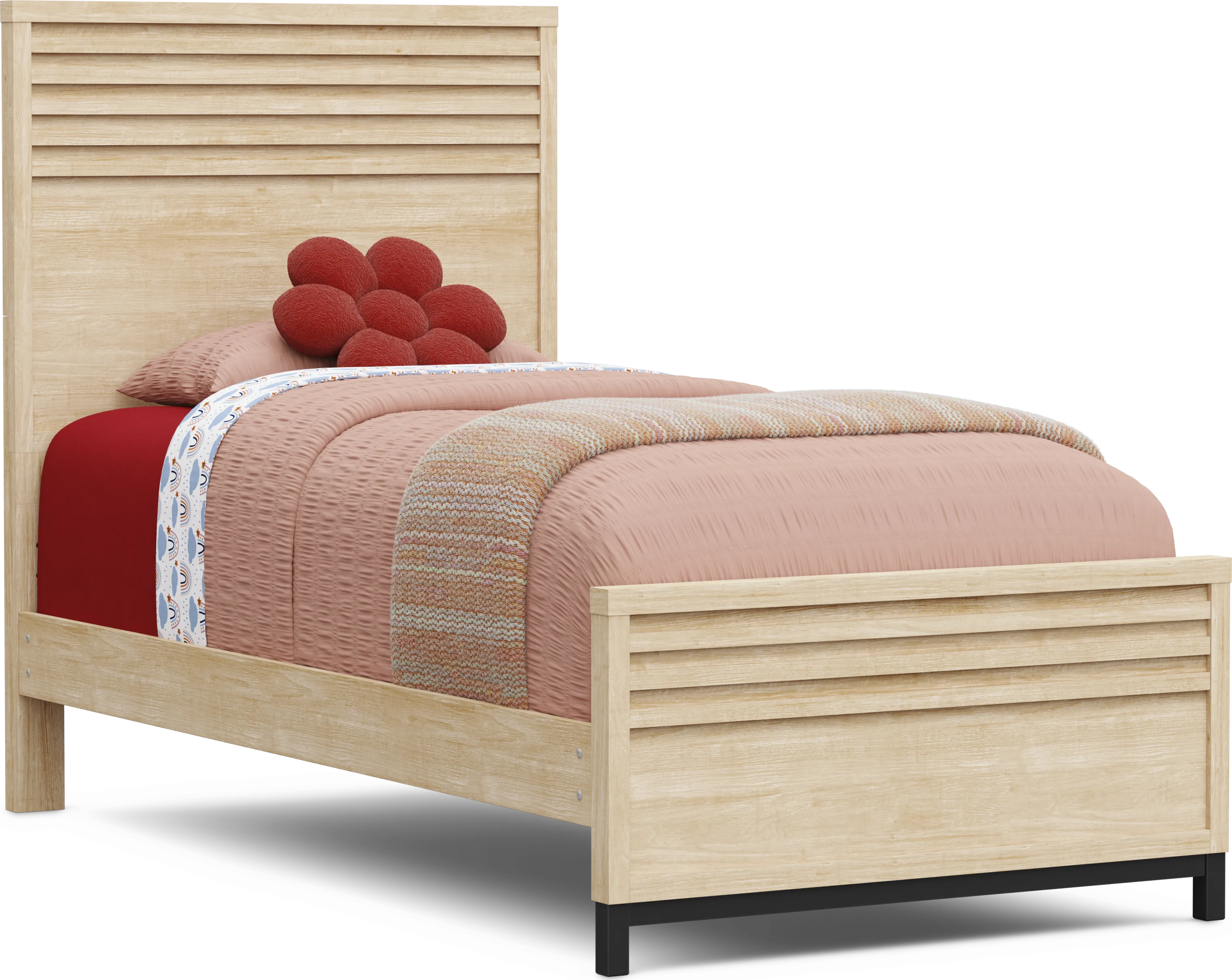 Kids Northridge Drive Oatmeal Twin Panel Bedroom - Thumbnail - Image 2