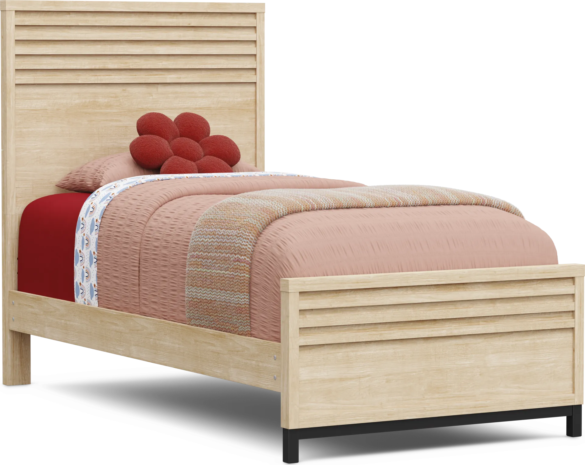 Kids Northridge Drive Oatmeal Twin Panel Bedroom - Image 2