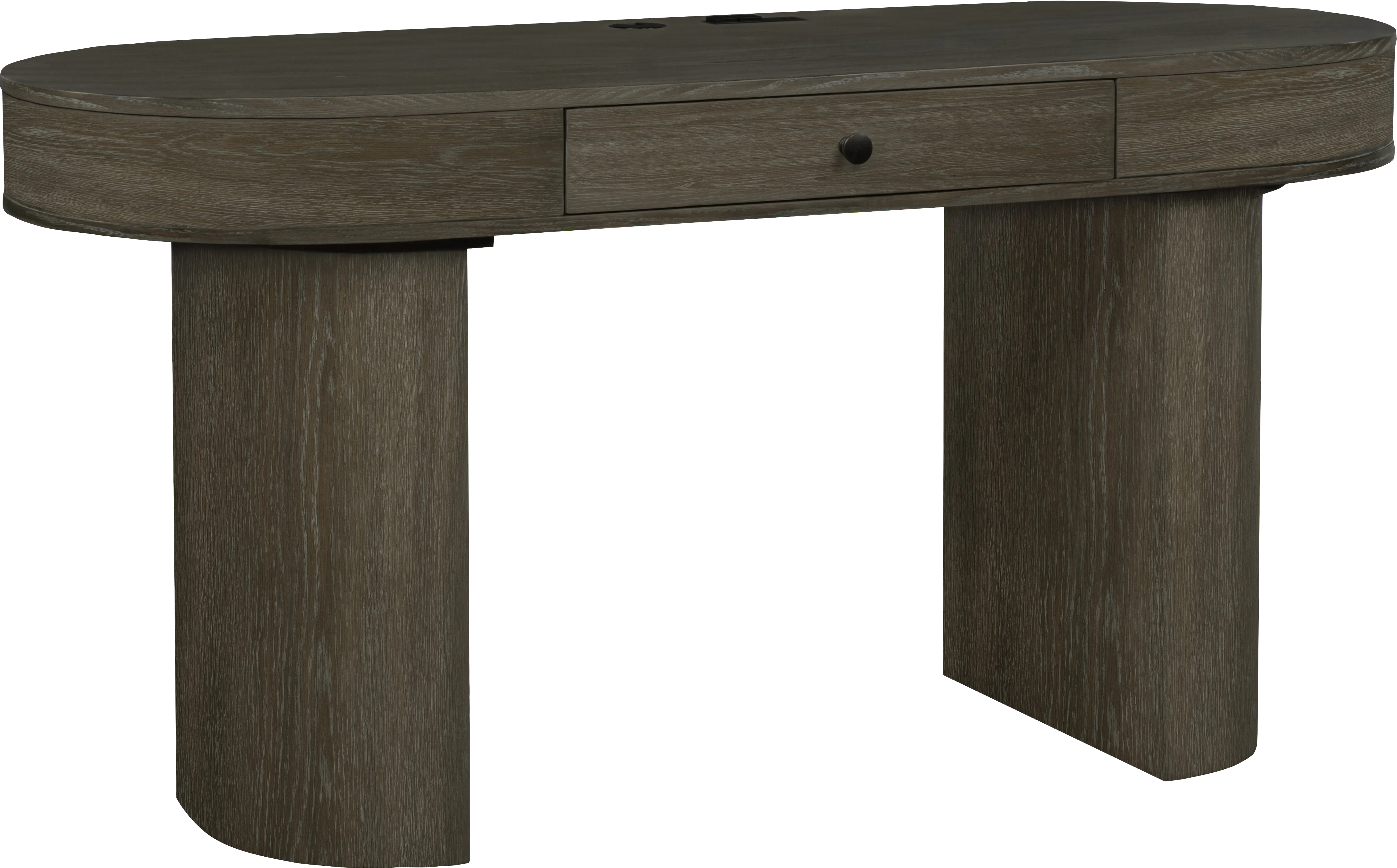 Pascal Oak Finish Writing Desk - Thumbnail - Image 1