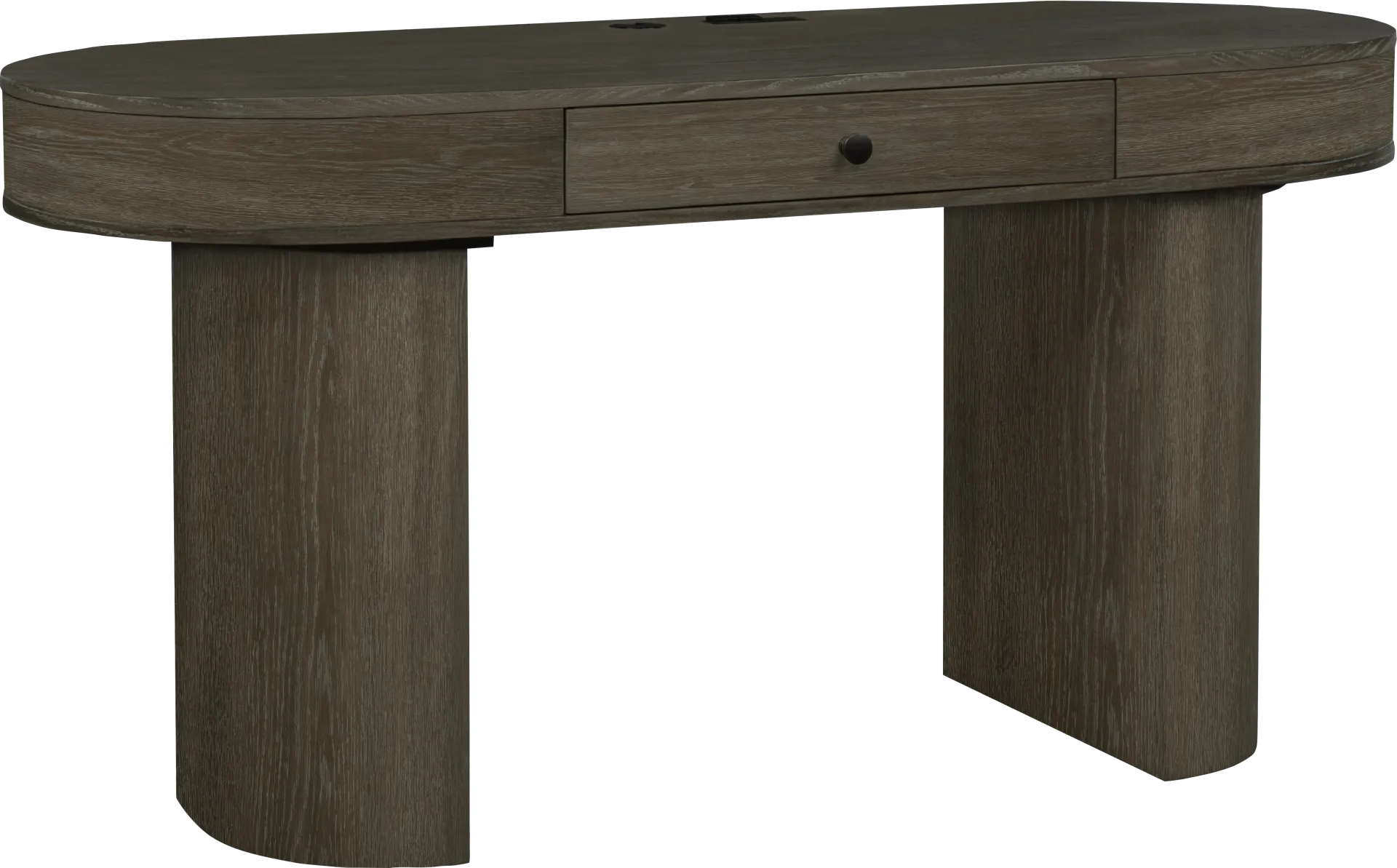 Pascal Oak Finish Writing Desk - Image 1