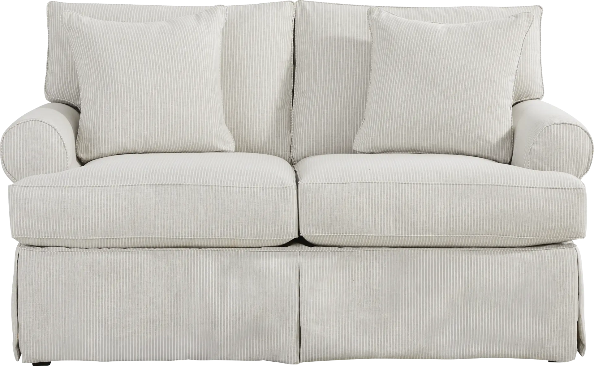 Beachside Walk Pearl Slipcover Loveseat