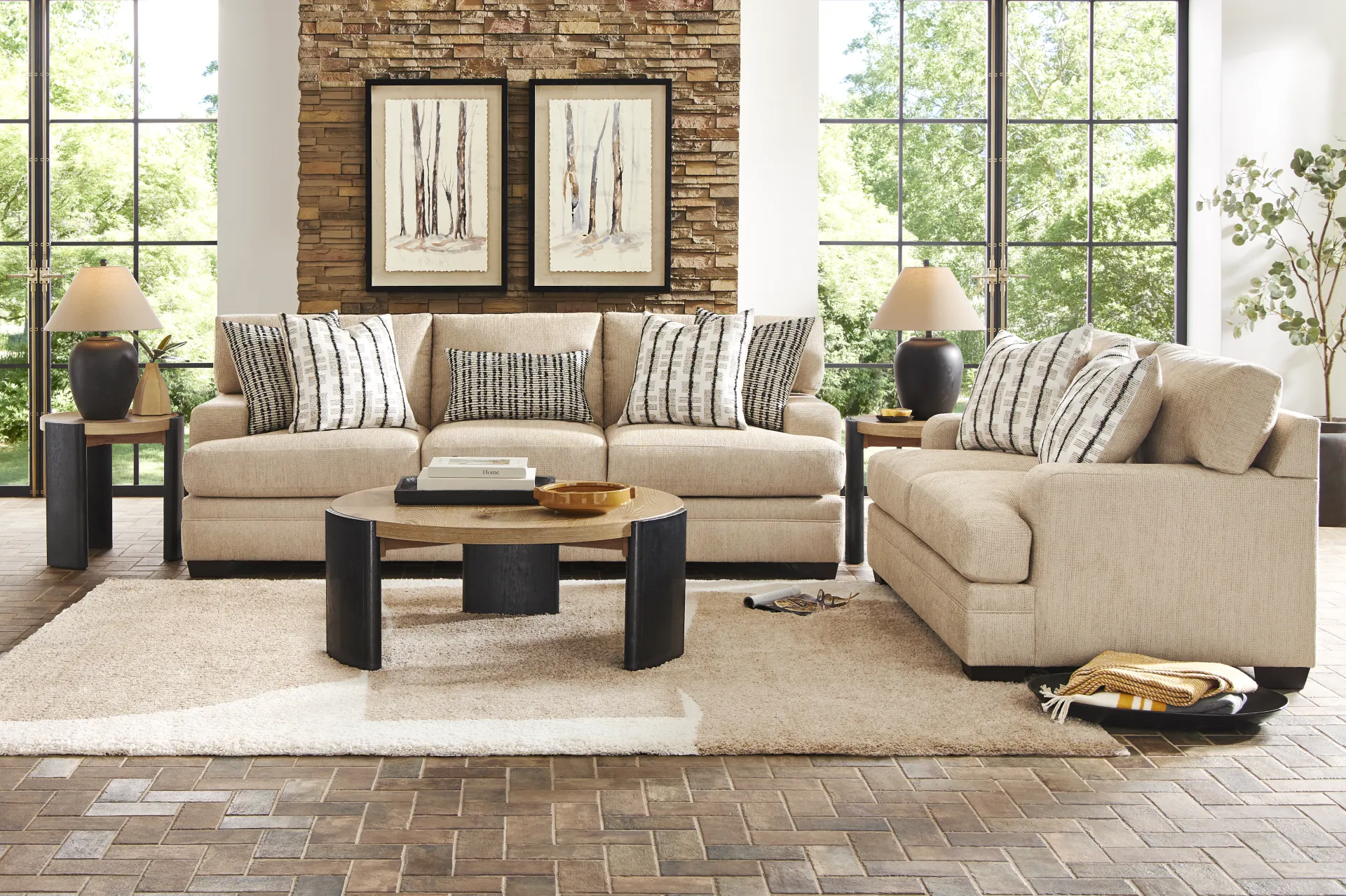 Conover Street Beige Sleeper Sofa - Image 1