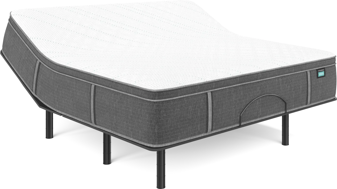 Tuft & Needle TN9.1 King Mattress Set with Head Up Only Base