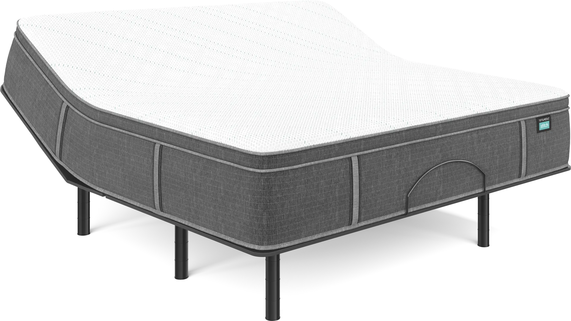 Tuft & Needle TN9.1 King Mattress Set with Head Up Only Base