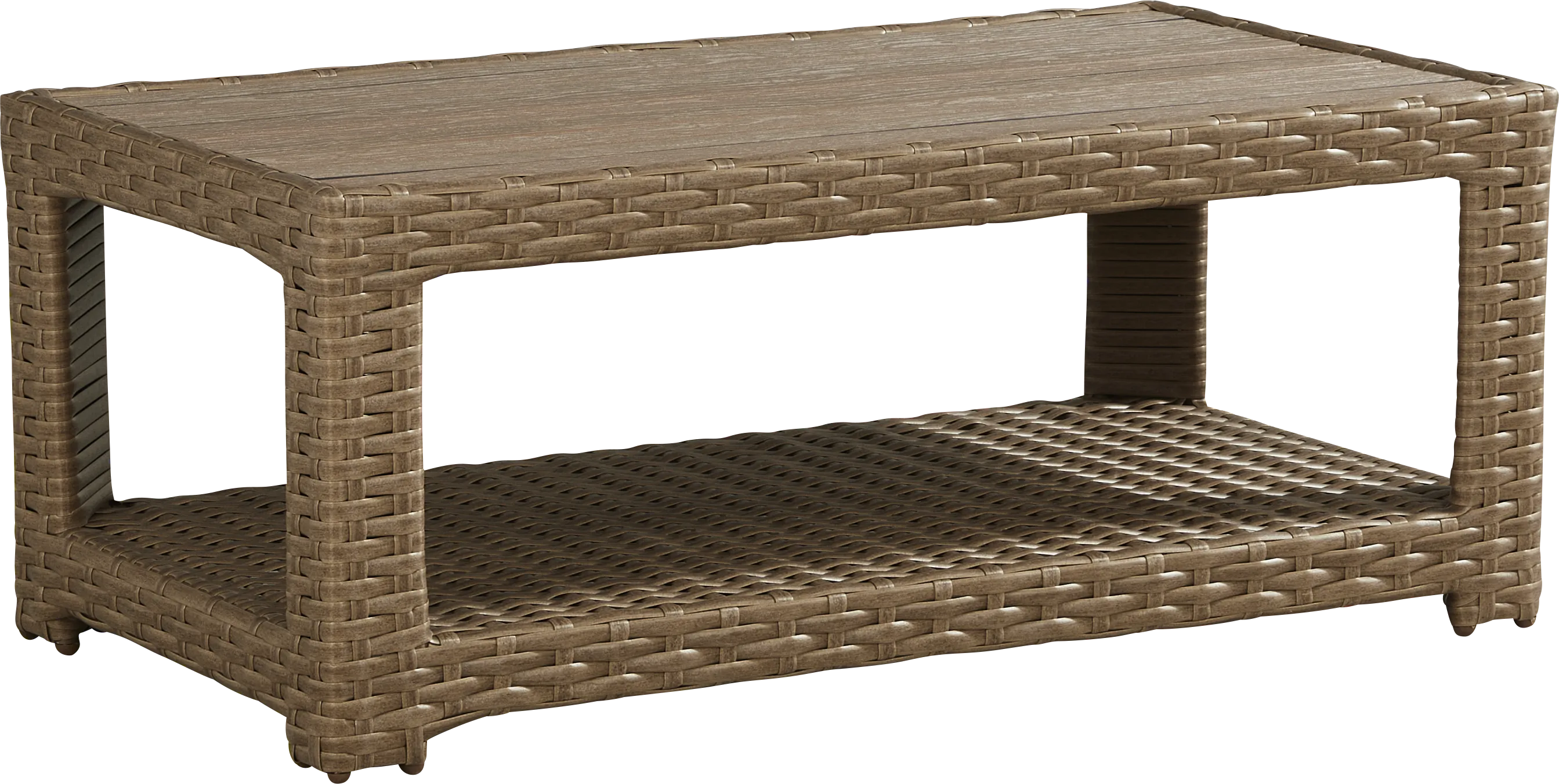 Paloma Brown 4 Pc Outdoor Loveseat Seating set with Beige Cushions - Thumbnail - Image 6