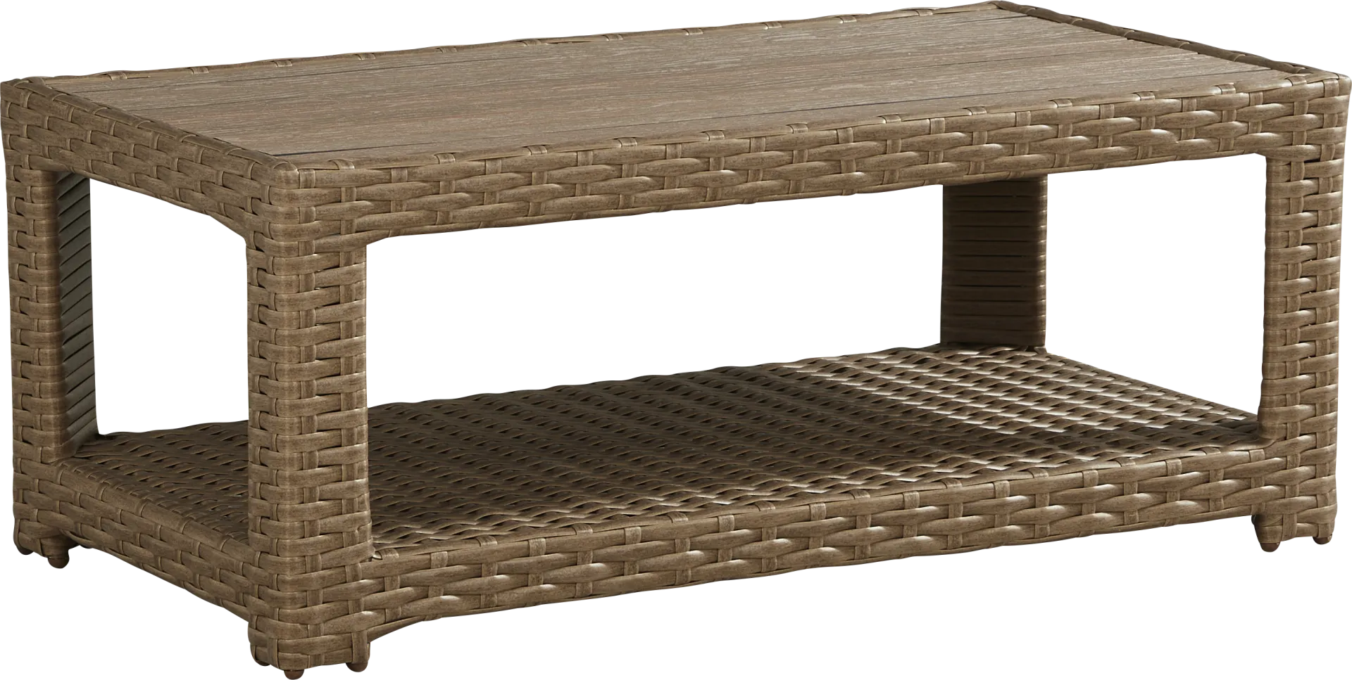 Paloma Brown 4 Pc Outdoor Loveseat Seating set with Beige Cushions - Image 6