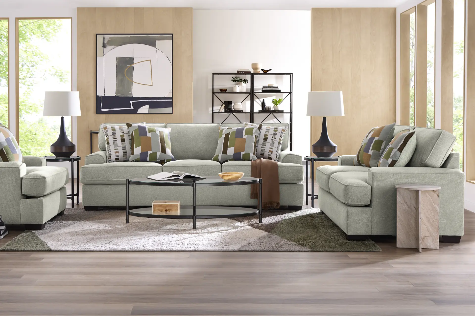 Wilkinson Green 2 Pc Living Room