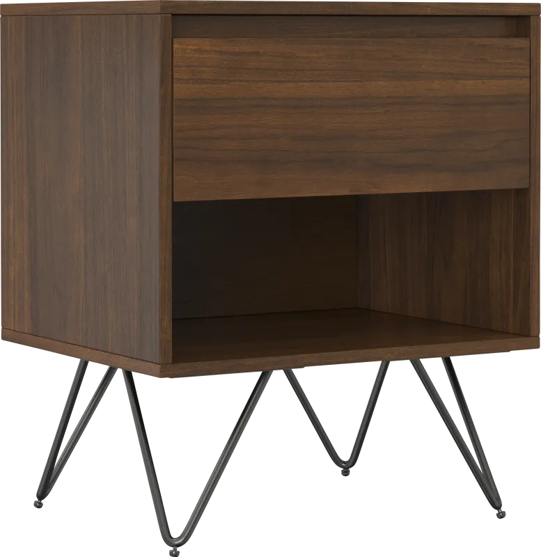 Sali Brown Nightstand