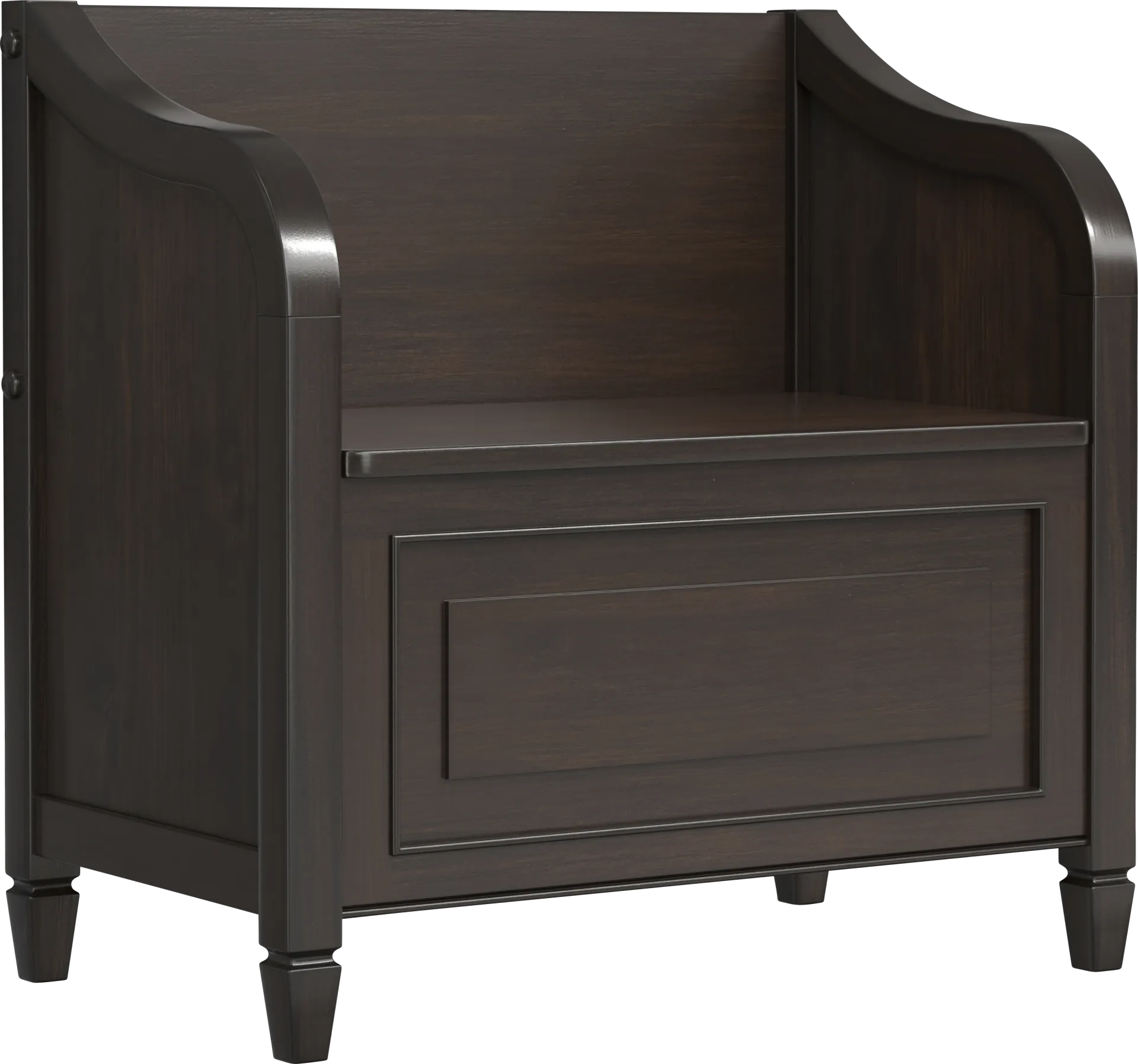 Bintou Brown Small Storage Bench - Image 1