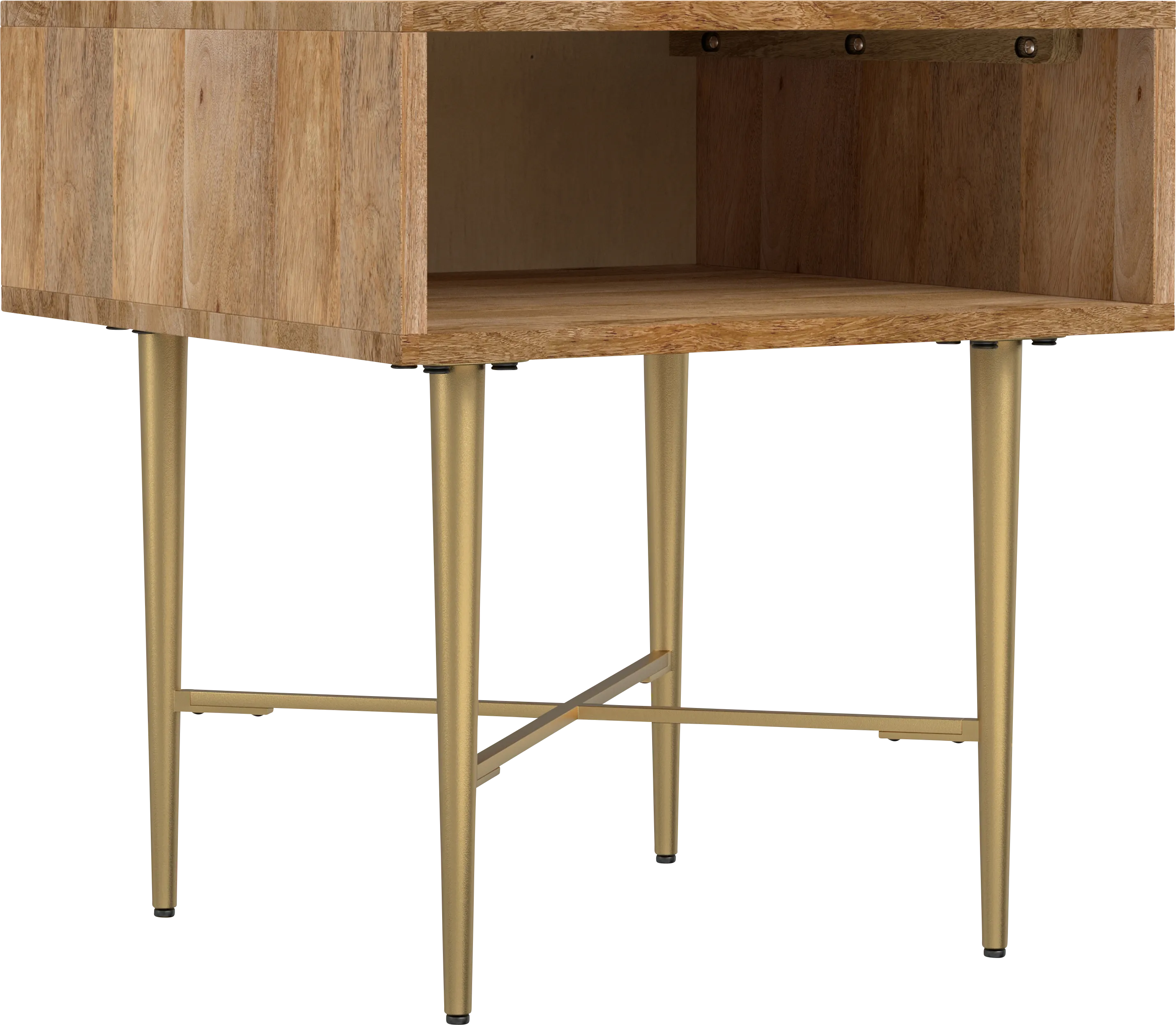 Alain Natural End Table - Thumbnail - Image 1