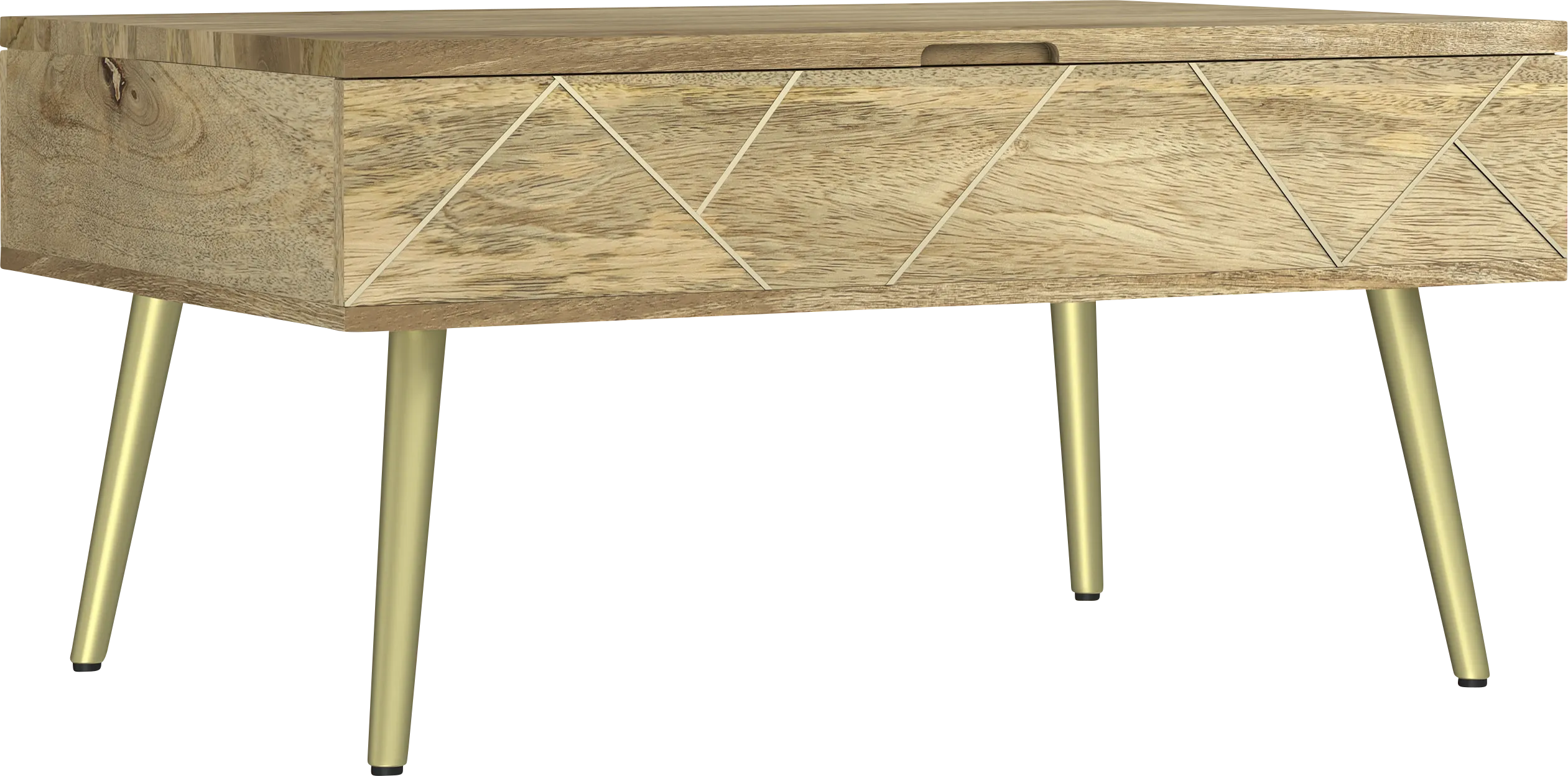 Delir Natural Cocktail Table - Thumbnail - Image 1