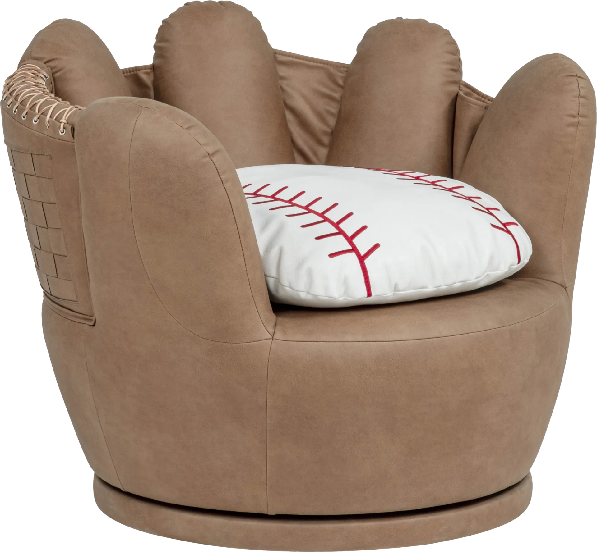 Kids Sports Zone 3.0 Brown Glove Swivel Chair - Image 1