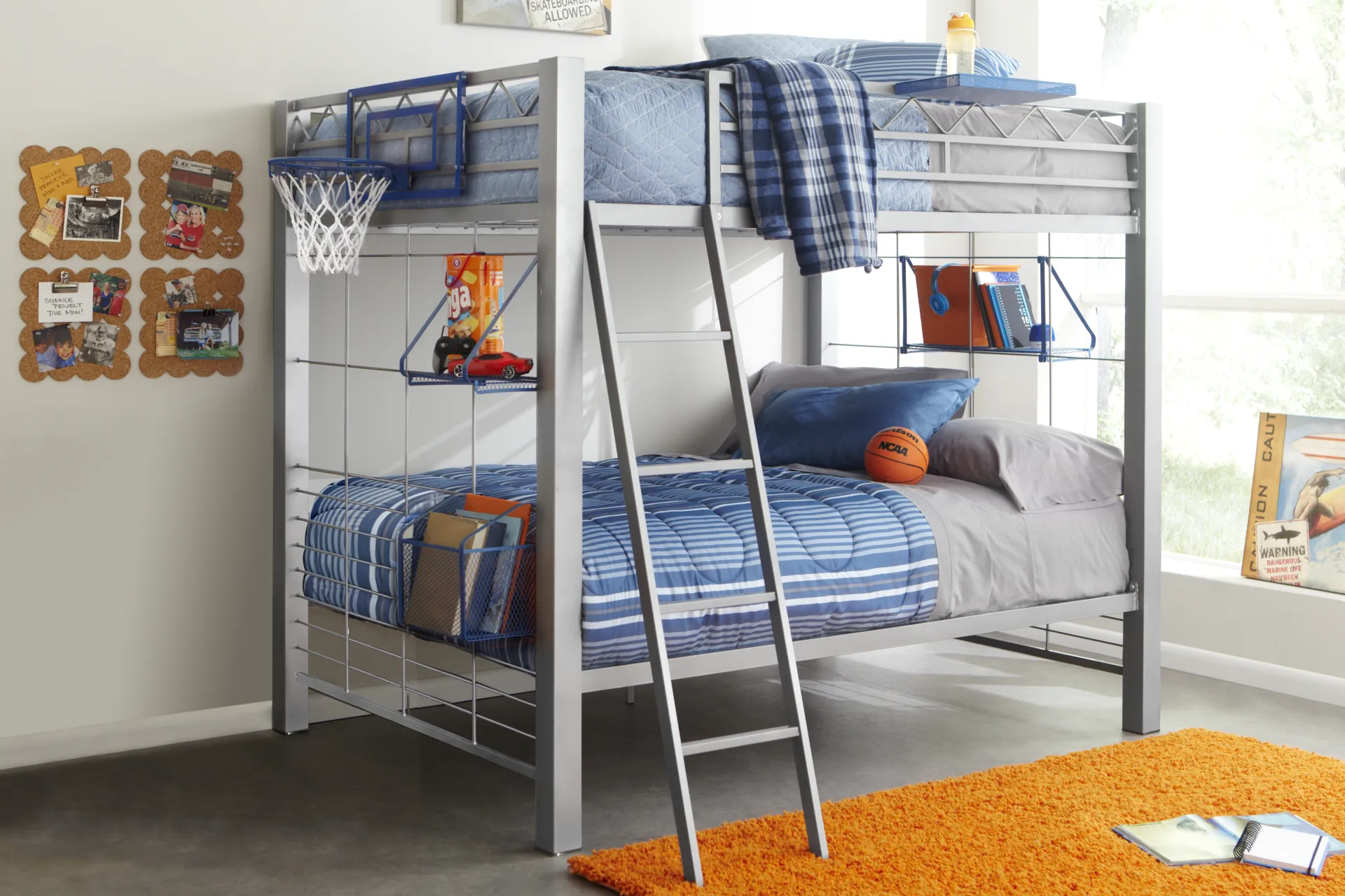 Build-a-Bunk Blue Basketball Hoop Accessory - Image 3