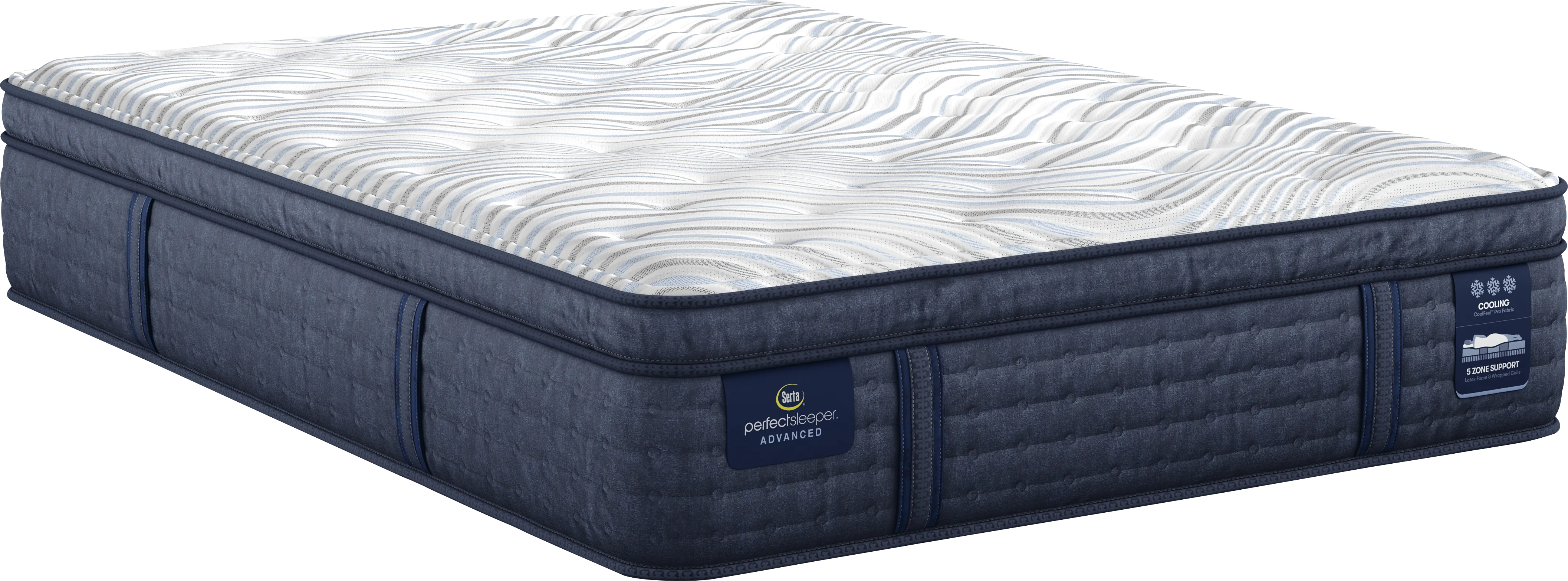 Serta Perfect Sleeper Advanced Plush Pillow Top Queen Mattress - Thumbnail - Image 1