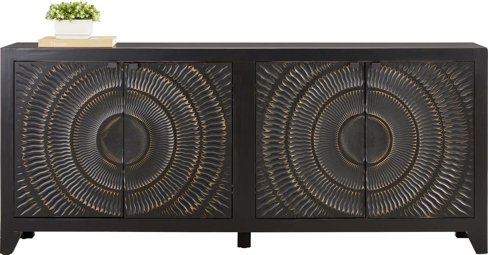 Summerhill Black Credenza - Image 1