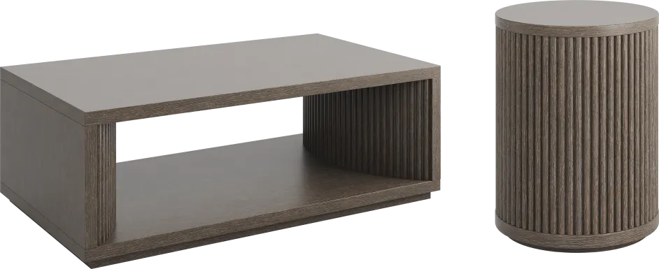 Eastchester Brown 2 Pc Table Set