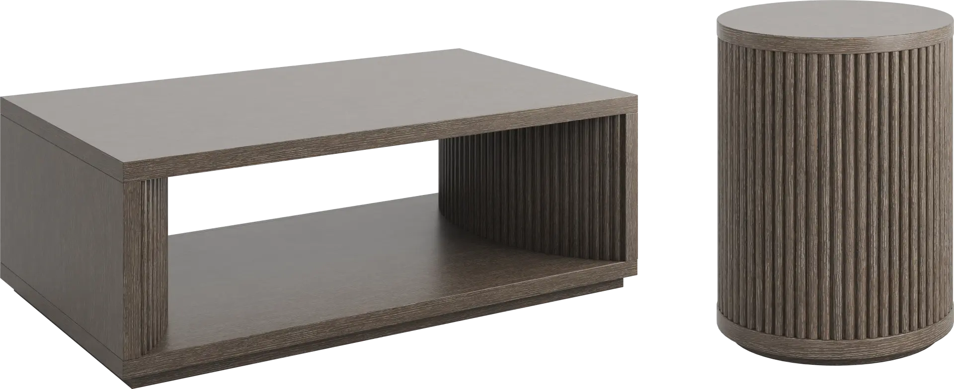 Eastchester Brown 2 Pc Table Set