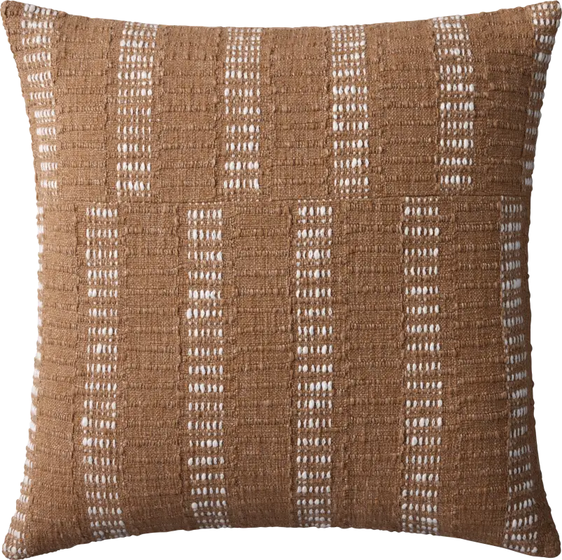 Adobe Rust Ivory Accent Pillow
