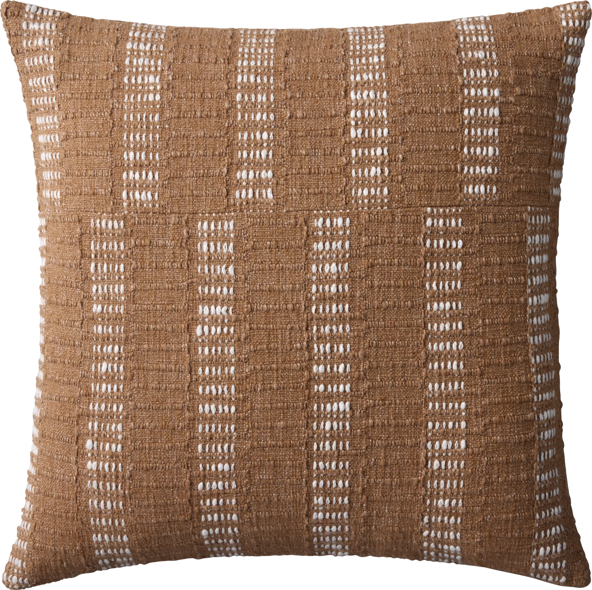 Adobe Rust Ivory Accent Pillow - Image 1