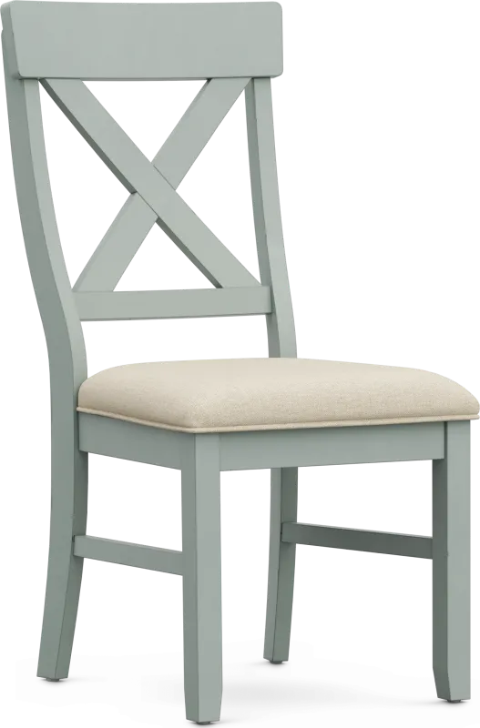 Spring Cottage Blue Side Chair