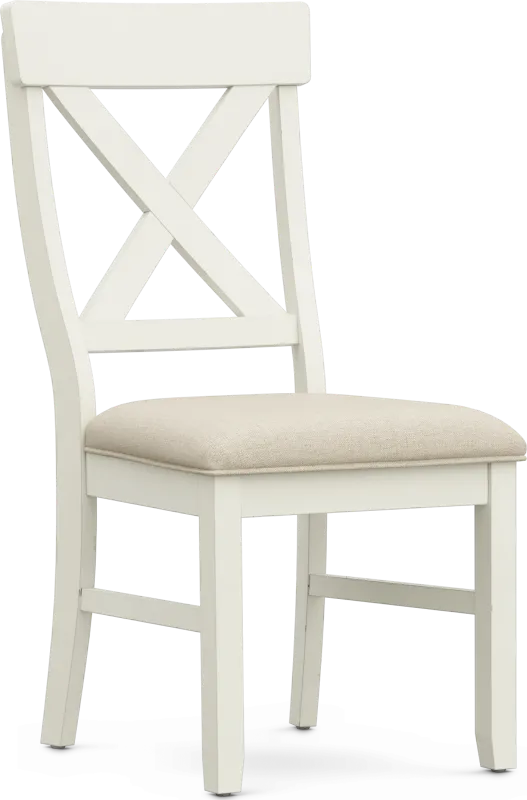 Spring Cottage White Side Chair
