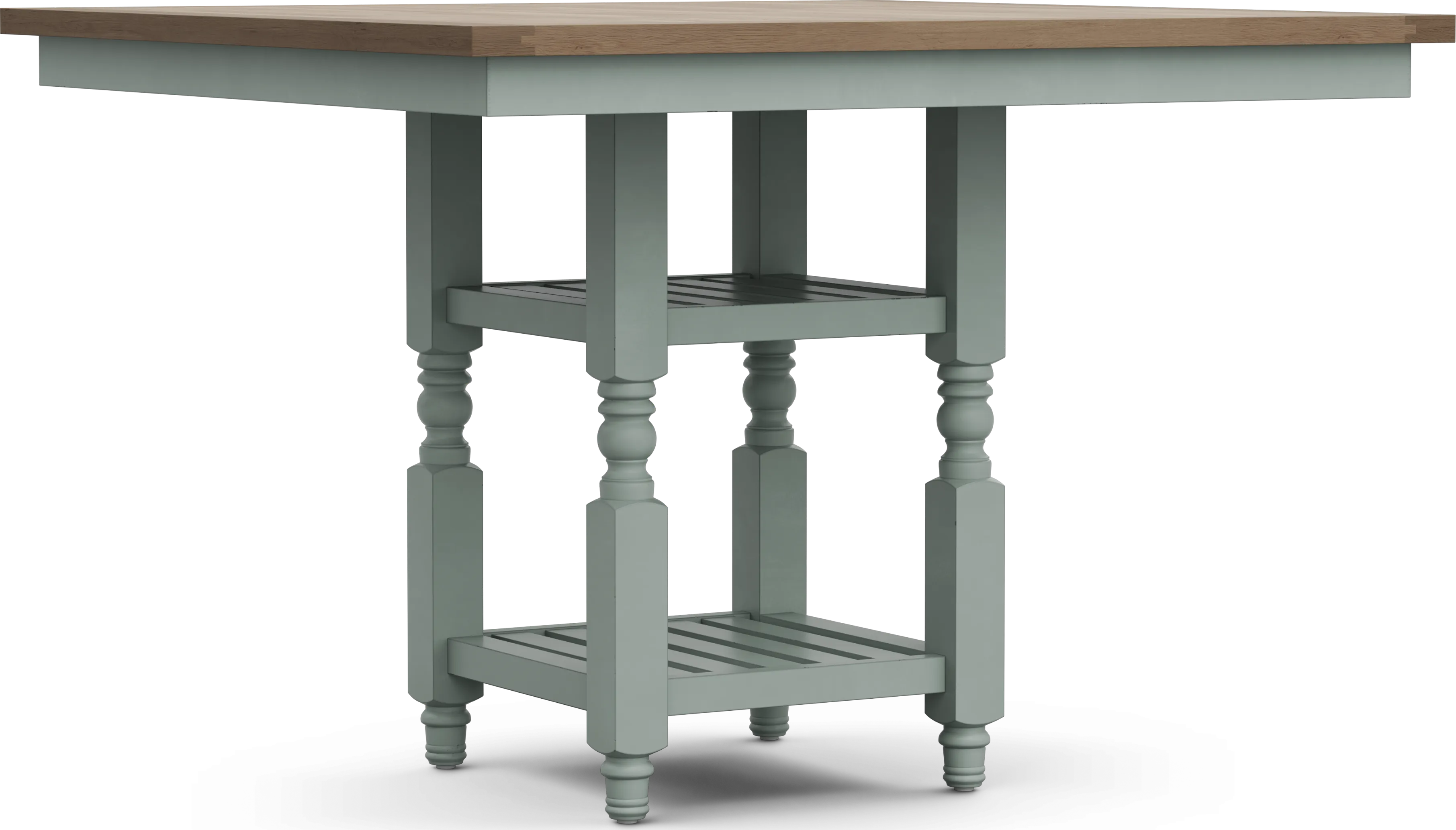 Spring Cottage Blue 5 Pc Counter Height Dining Set - Thumbnail - Image 2