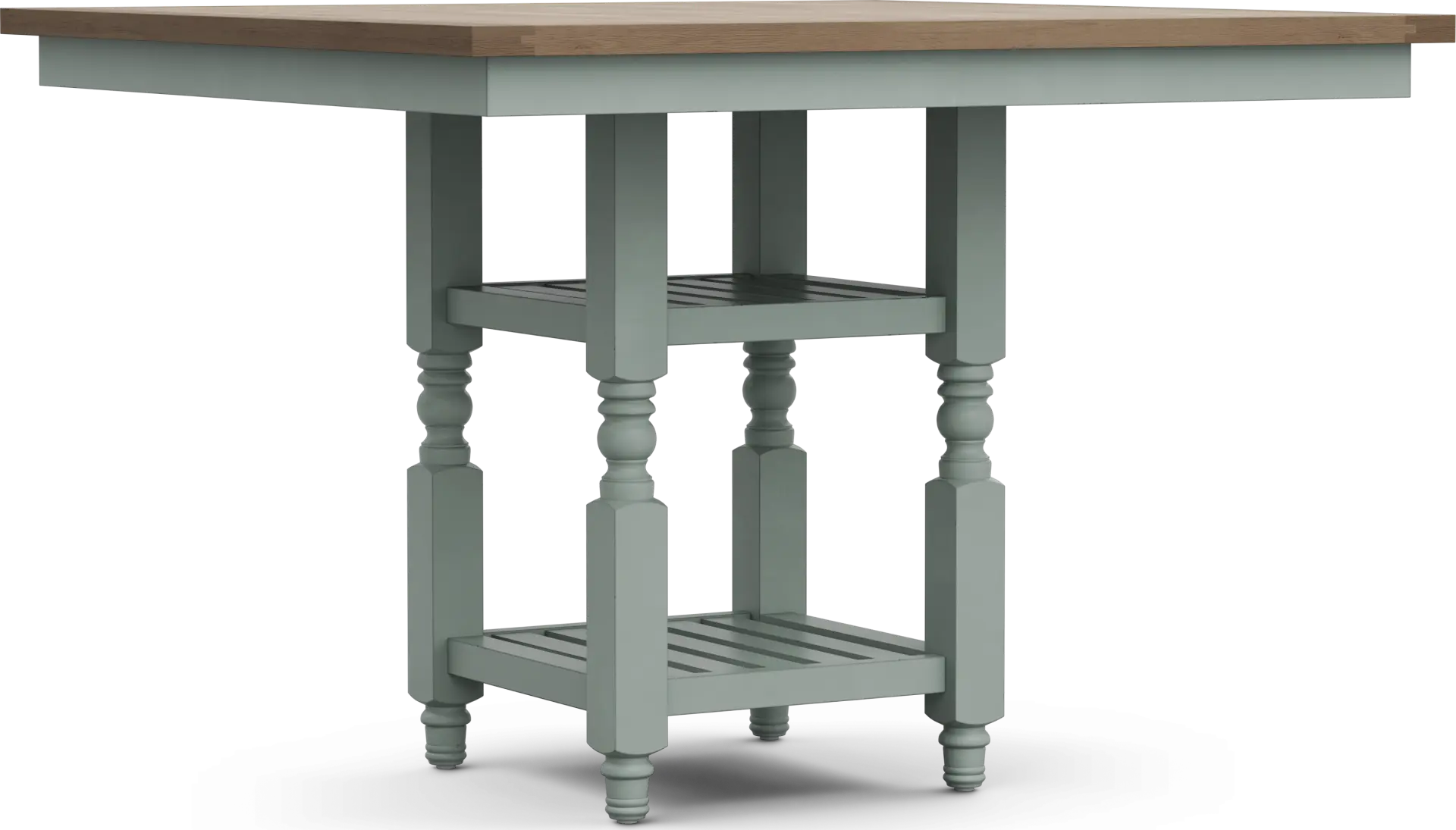 Spring Cottage Blue Counter Height Dining Table
