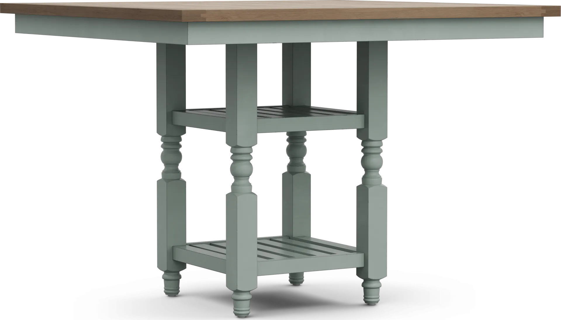 Spring Cottage Blue 5 Pc Counter Height Dining Set - Image 2