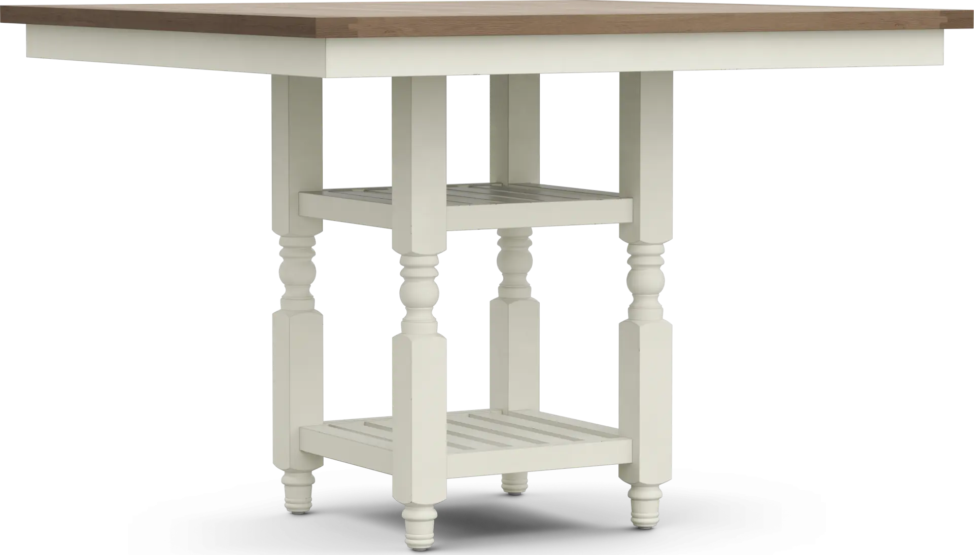 Spring Cottage White Counter Height Dining Table