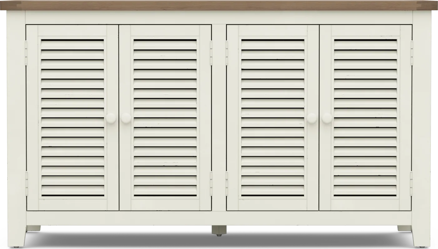 Spring Cottage White Server