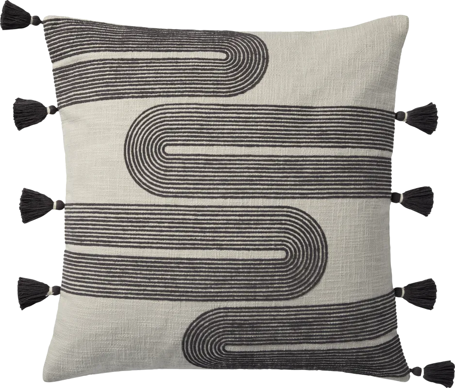 Boheme Black Accent Pillow
