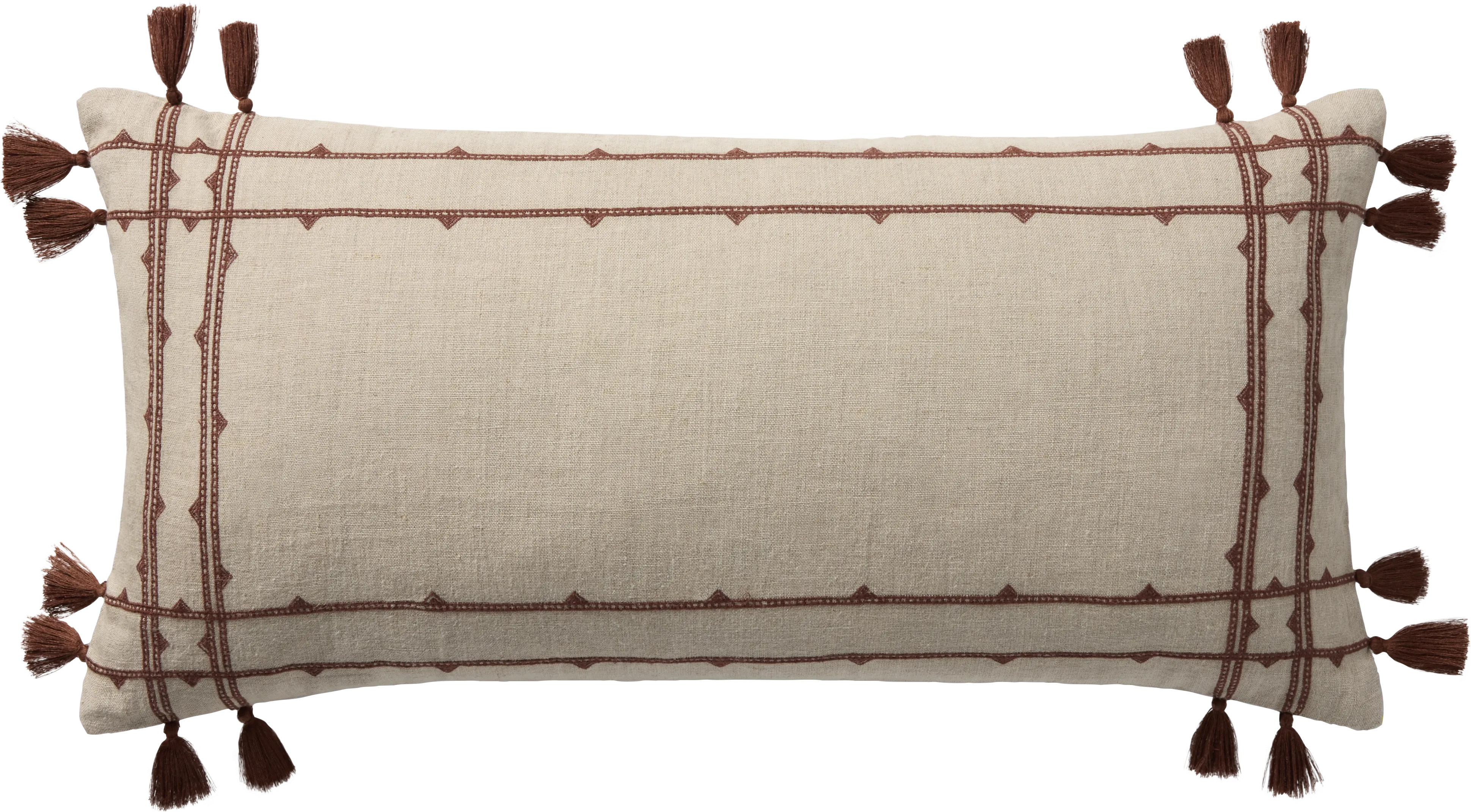Fray Rust Accent Pillow - Thumbnail - Image 1