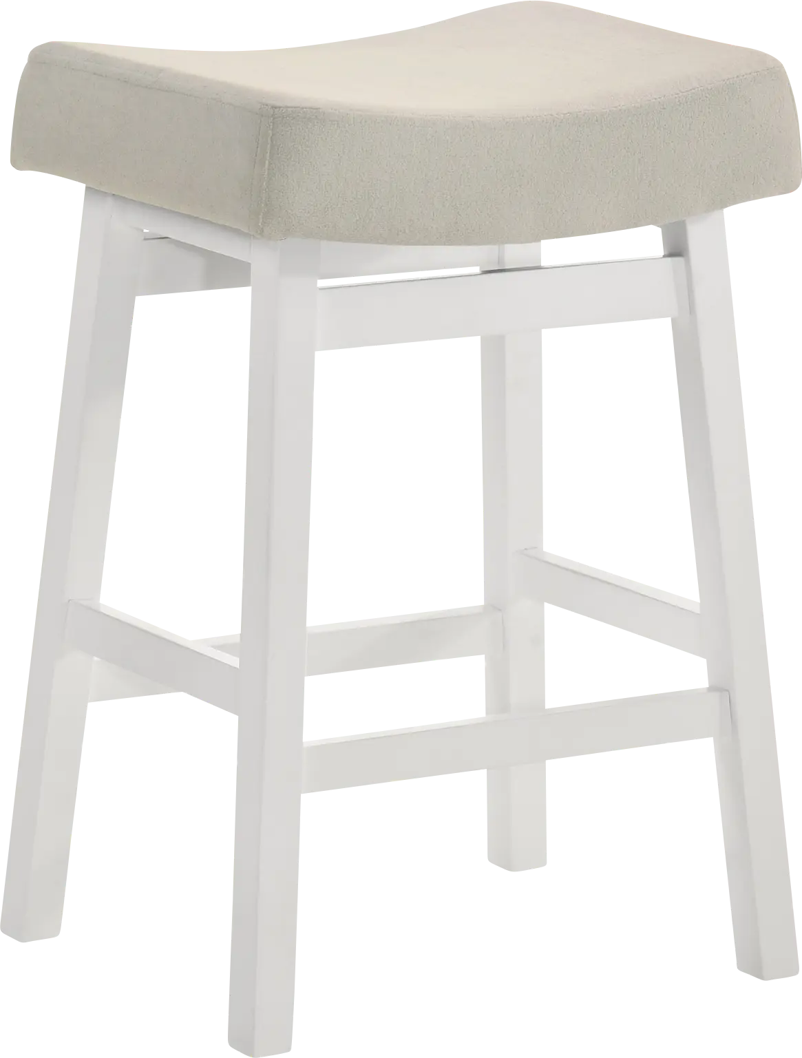 Crescroft White Counter Height Stool