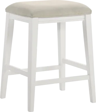 Oakcona White Counter Height Stool