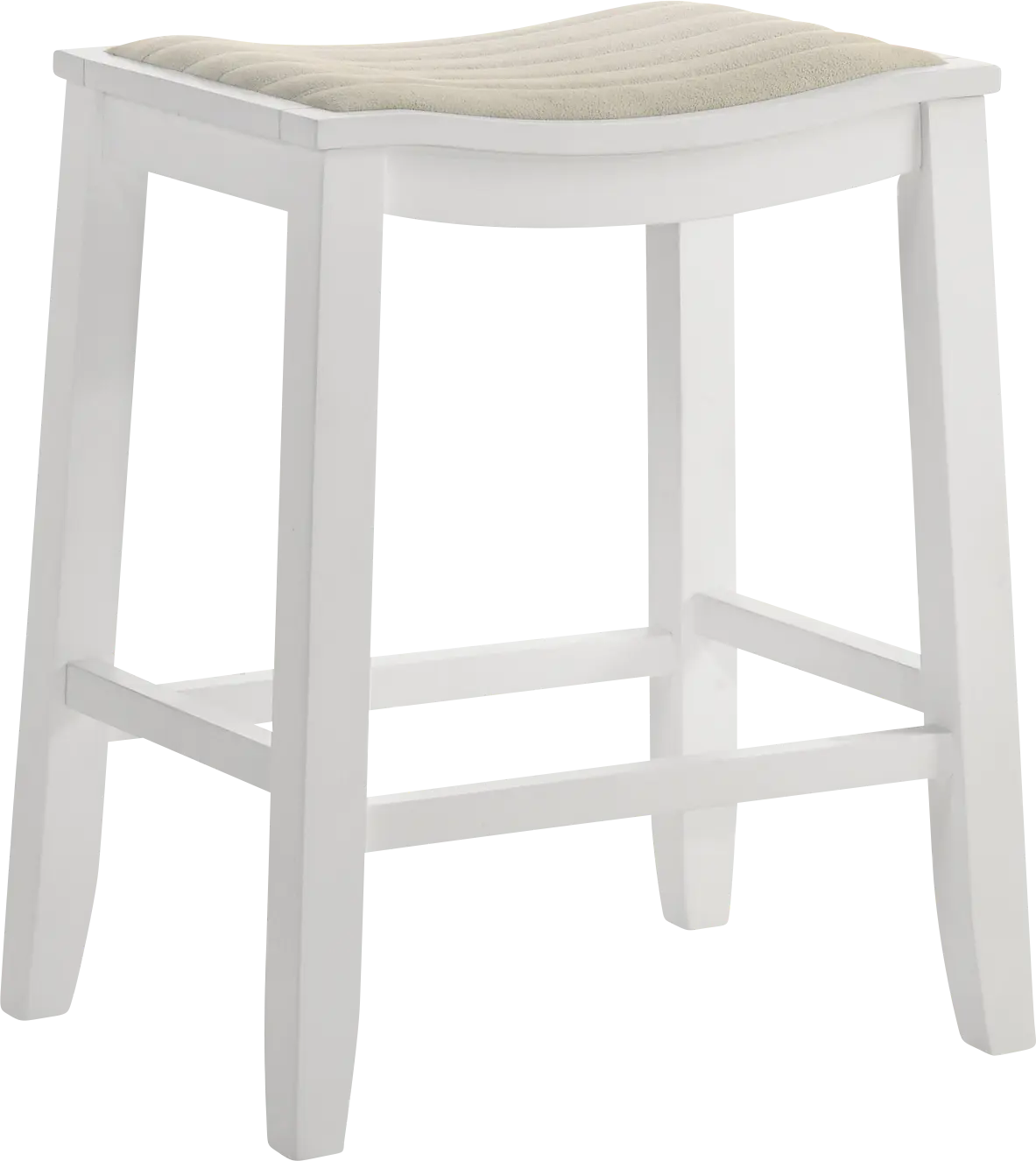 Shellpool White Counter Height Stool