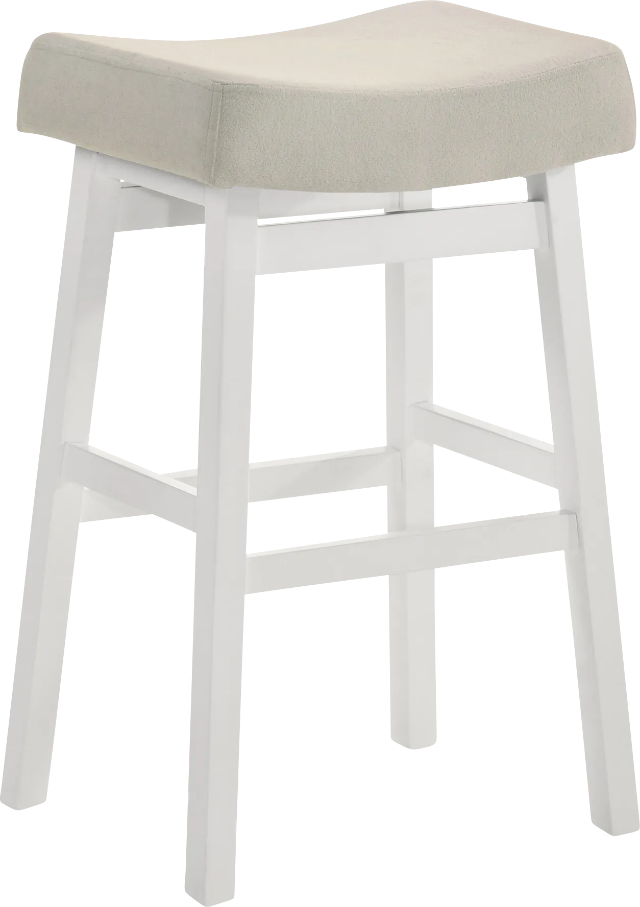 Crescroft White Barstool - Thumbnail - Image 1