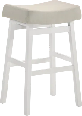 Crescroft White Barstool