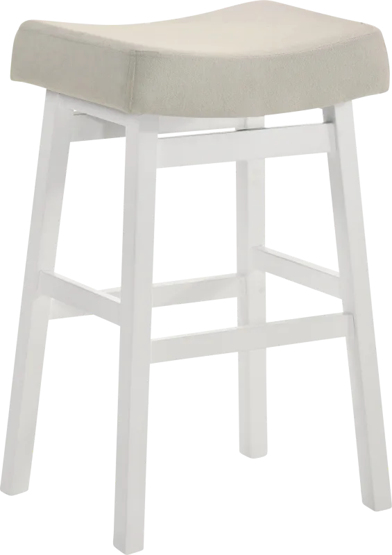 Crescroft White Barstool