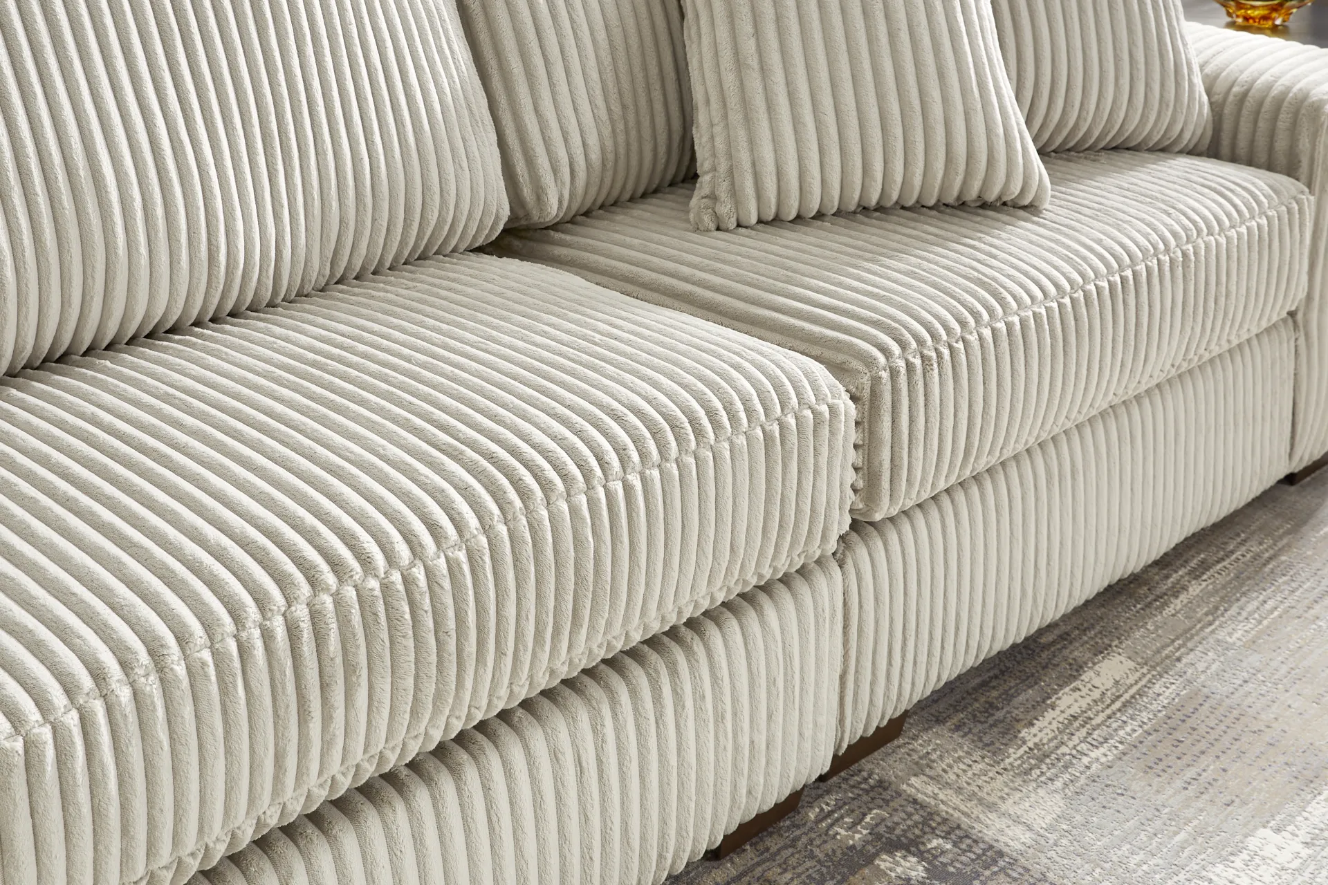 Lexford Park Gray 3 Pc Sectional - Image 5