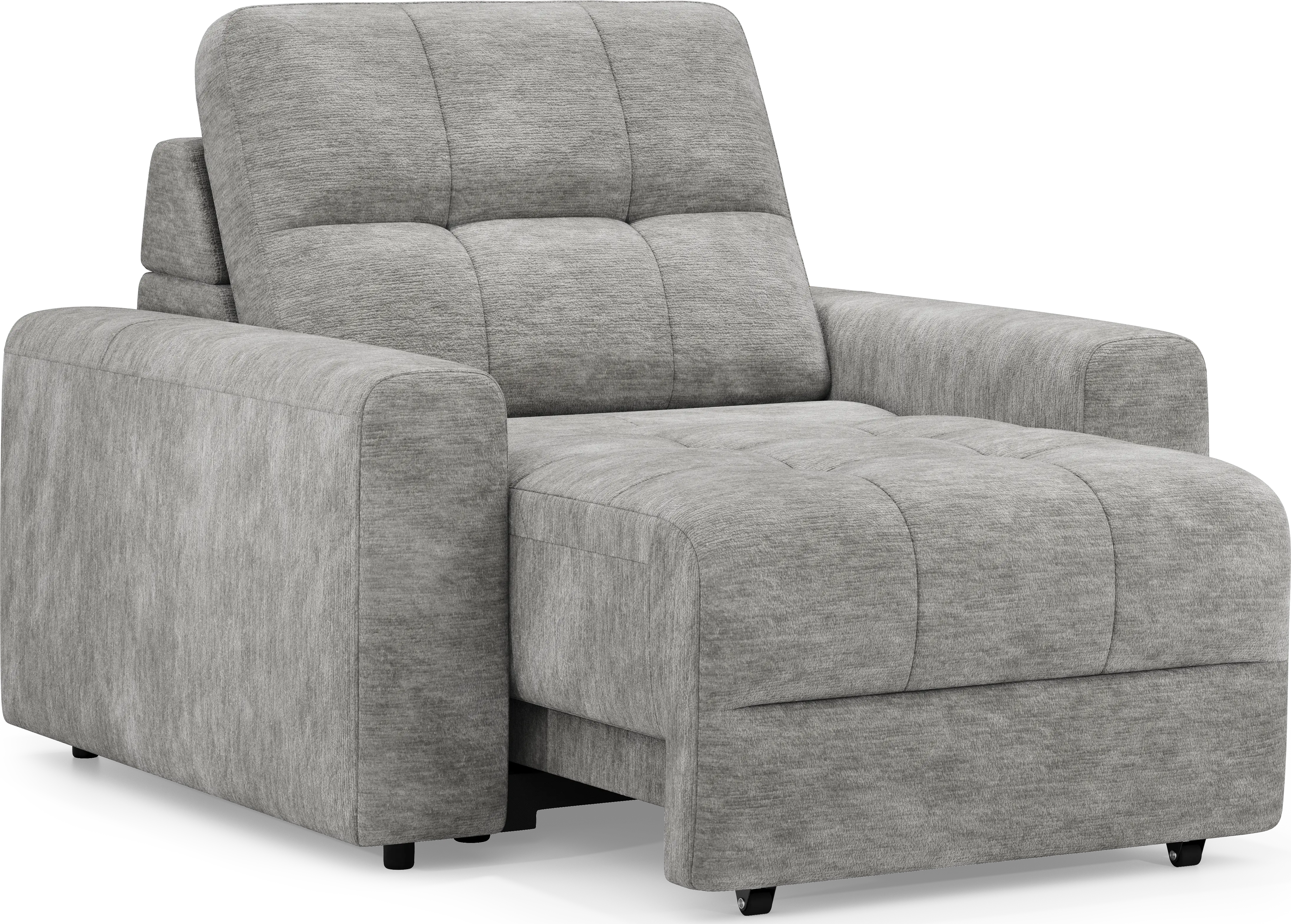 Meriwether Gray Power Slider Chair - Thumbnail - Image 1