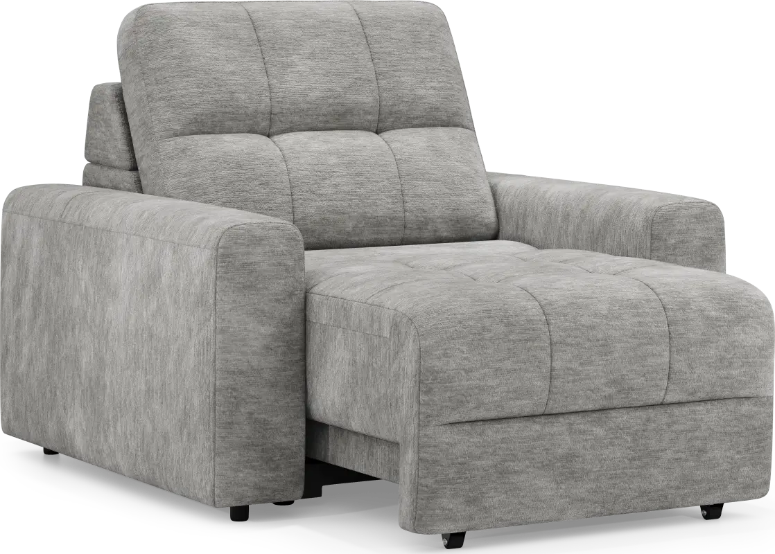 Meriwether Gray Power Slider Chair
