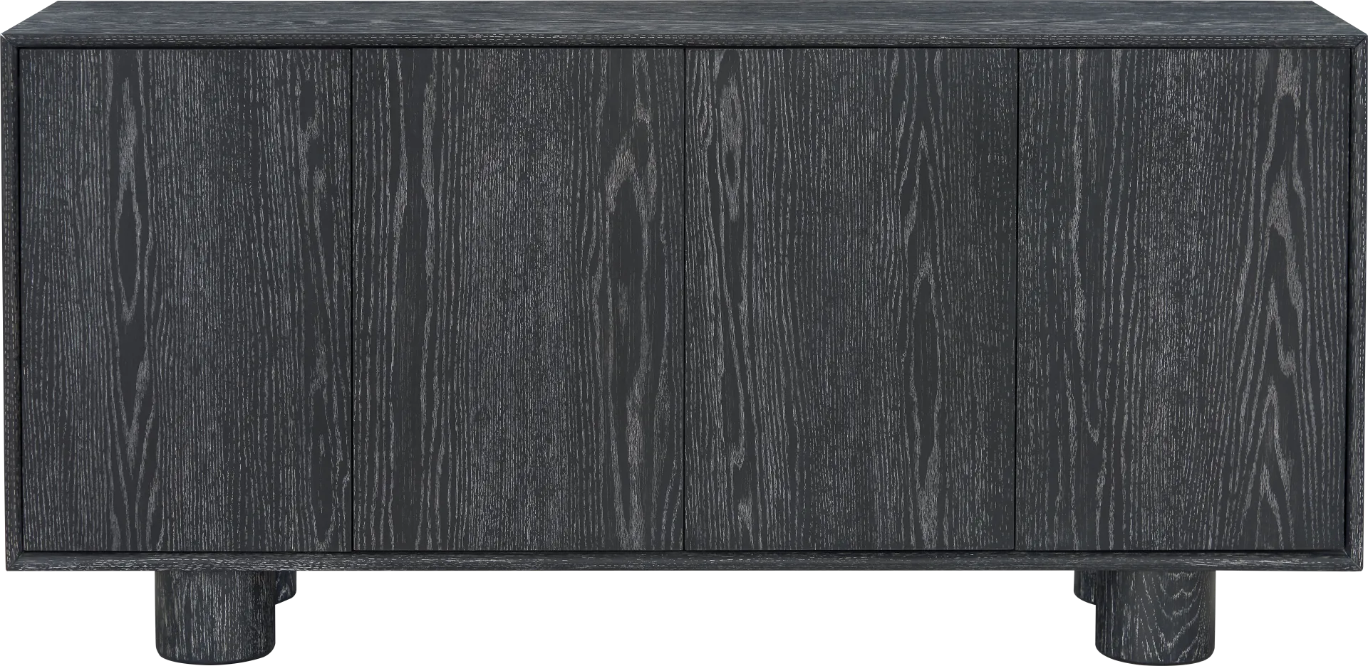 Julius Black Accent Cabinet - Image 1