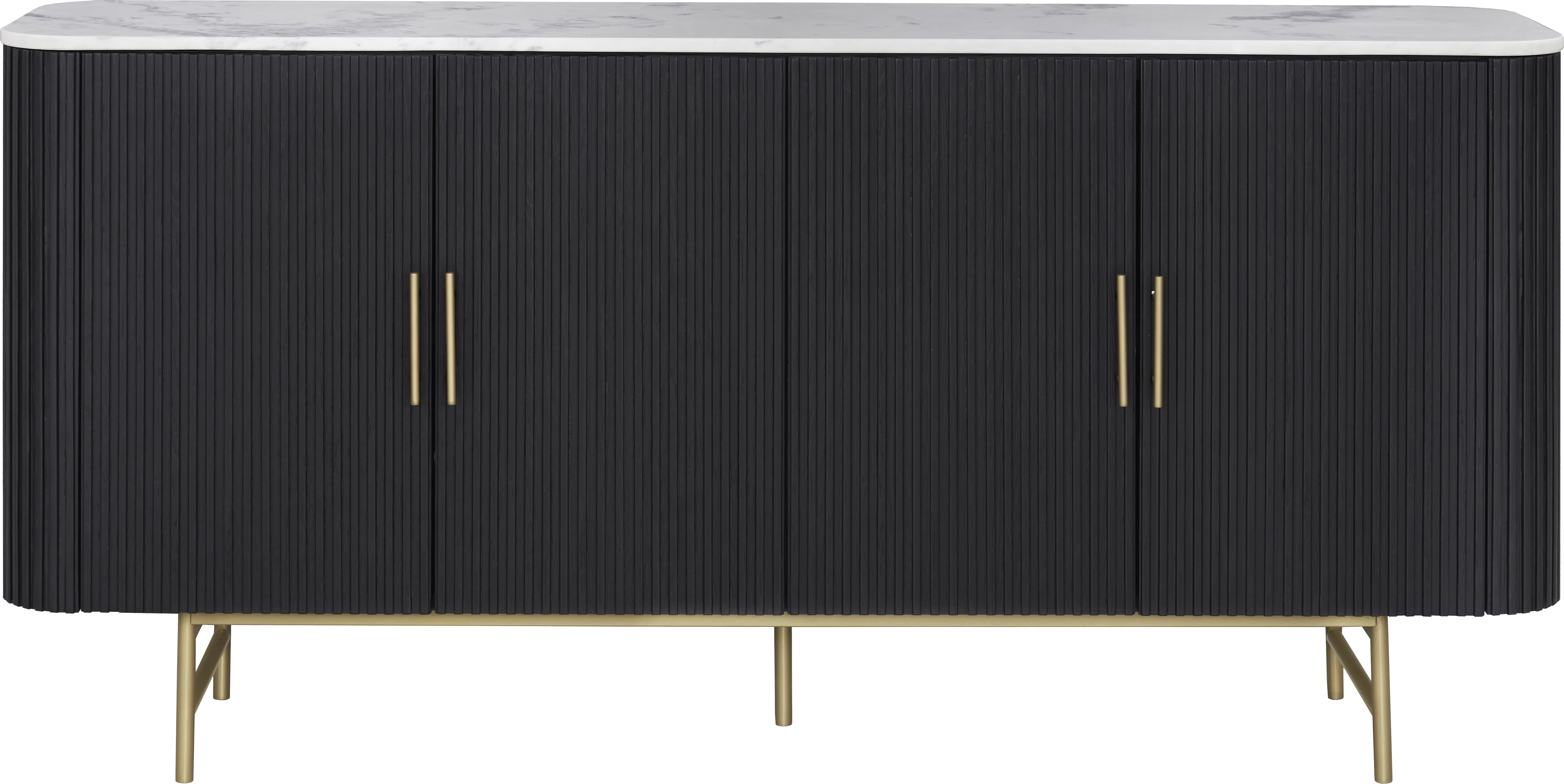 Macklin Black Credenza - Thumbnail - Image 1