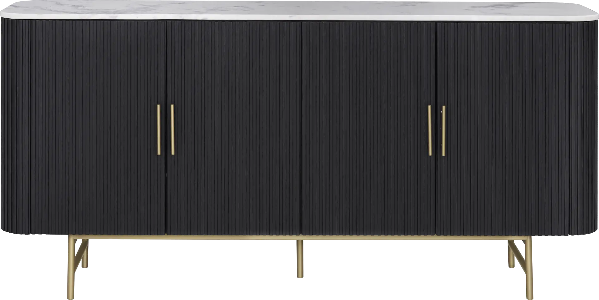 Macklin Black Credenza