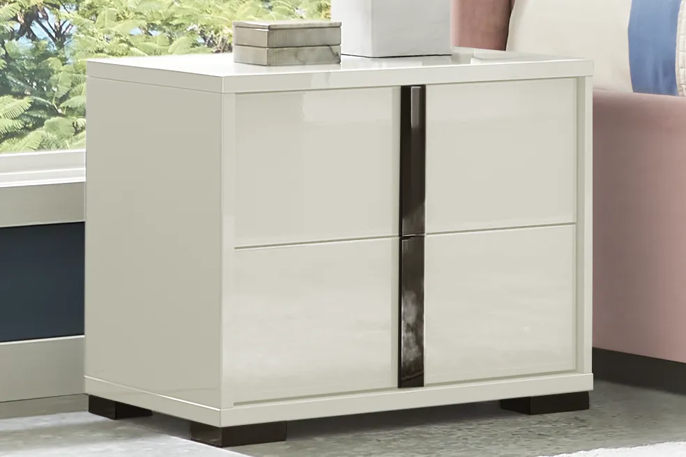 Luma Vista White Nightstand - Thumbnail - Image 2