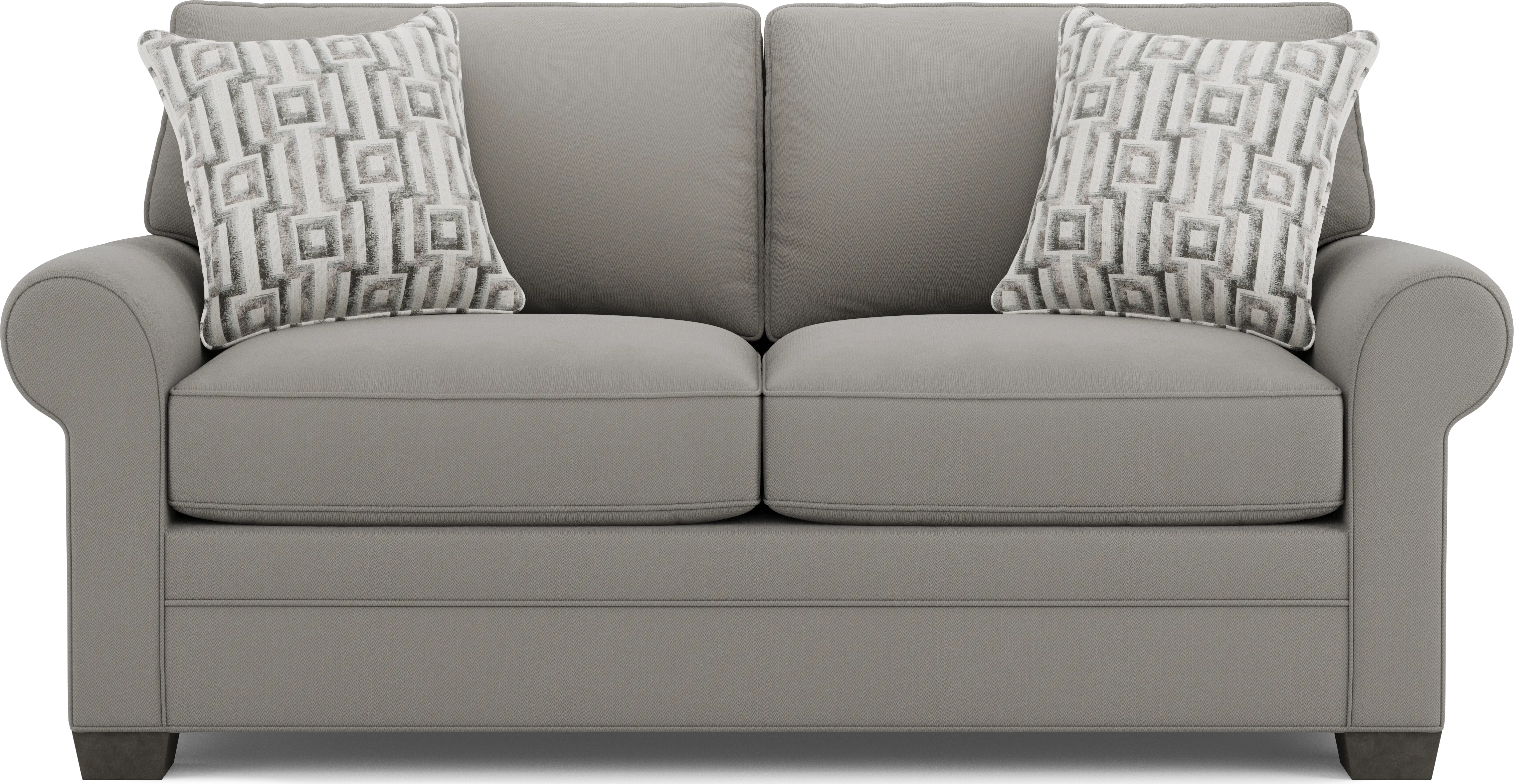 Bellingham Steel Microfiber Gel Foam Sleeper Loveseat - Thumbnail - Image 1