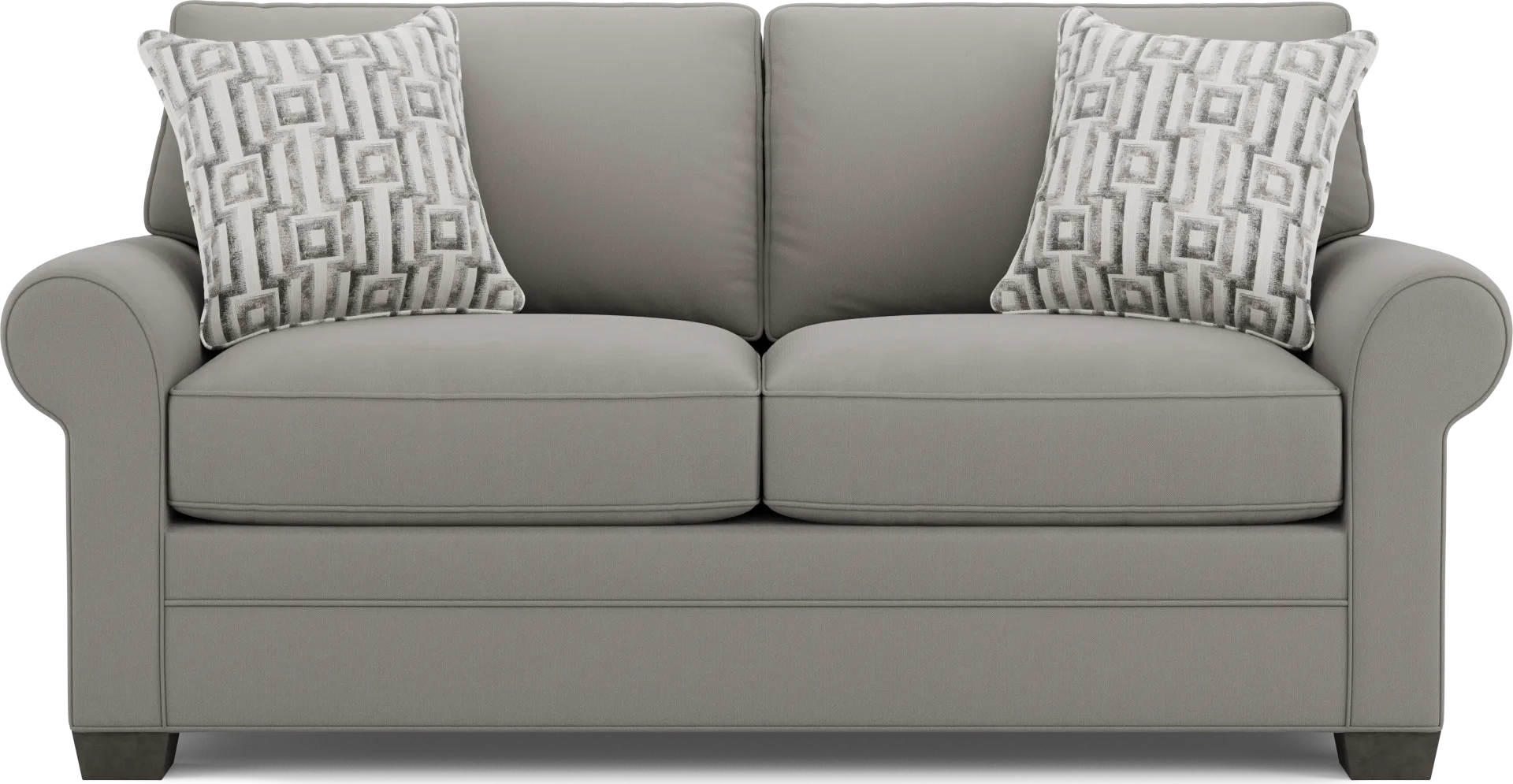 Bellingham Steel Microfiber Gel Foam Sleeper Loveseat - Image 1