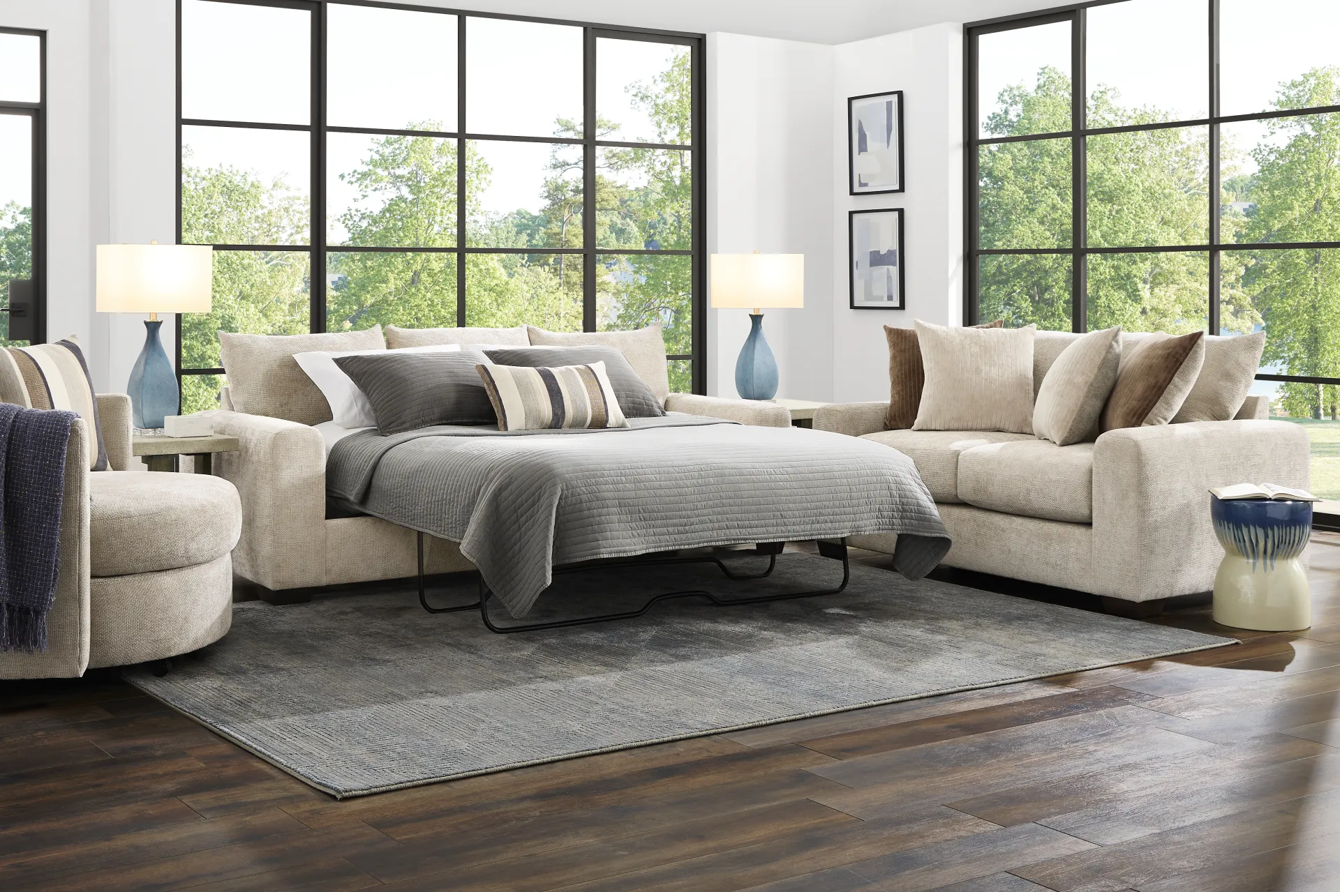 Martin Brown Sleeper Sofa - Image 1