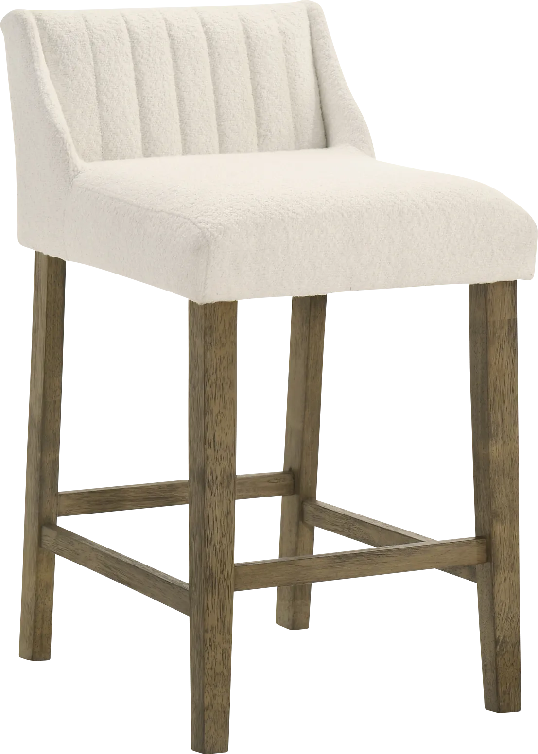 Houndgold White Counter Height Stool - Thumbnail - Image 1